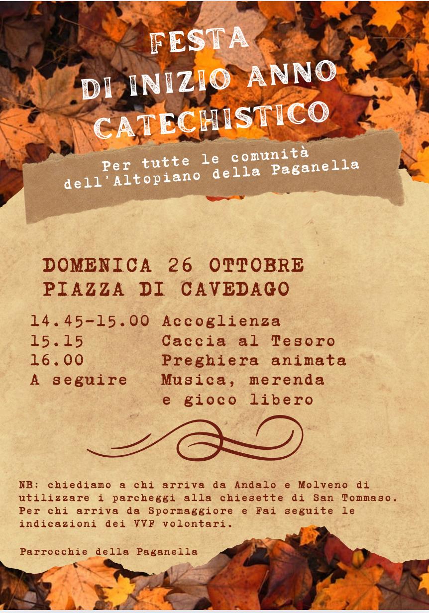 FESTA DI INIZIO ANNO CATECHISTICO 2025-2026